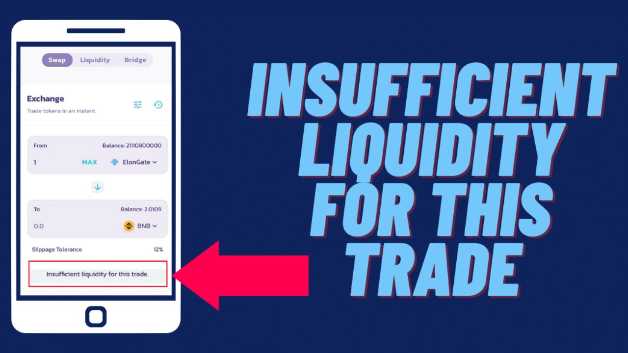 How to Fix the "Insufficient Liquidity for this Trade